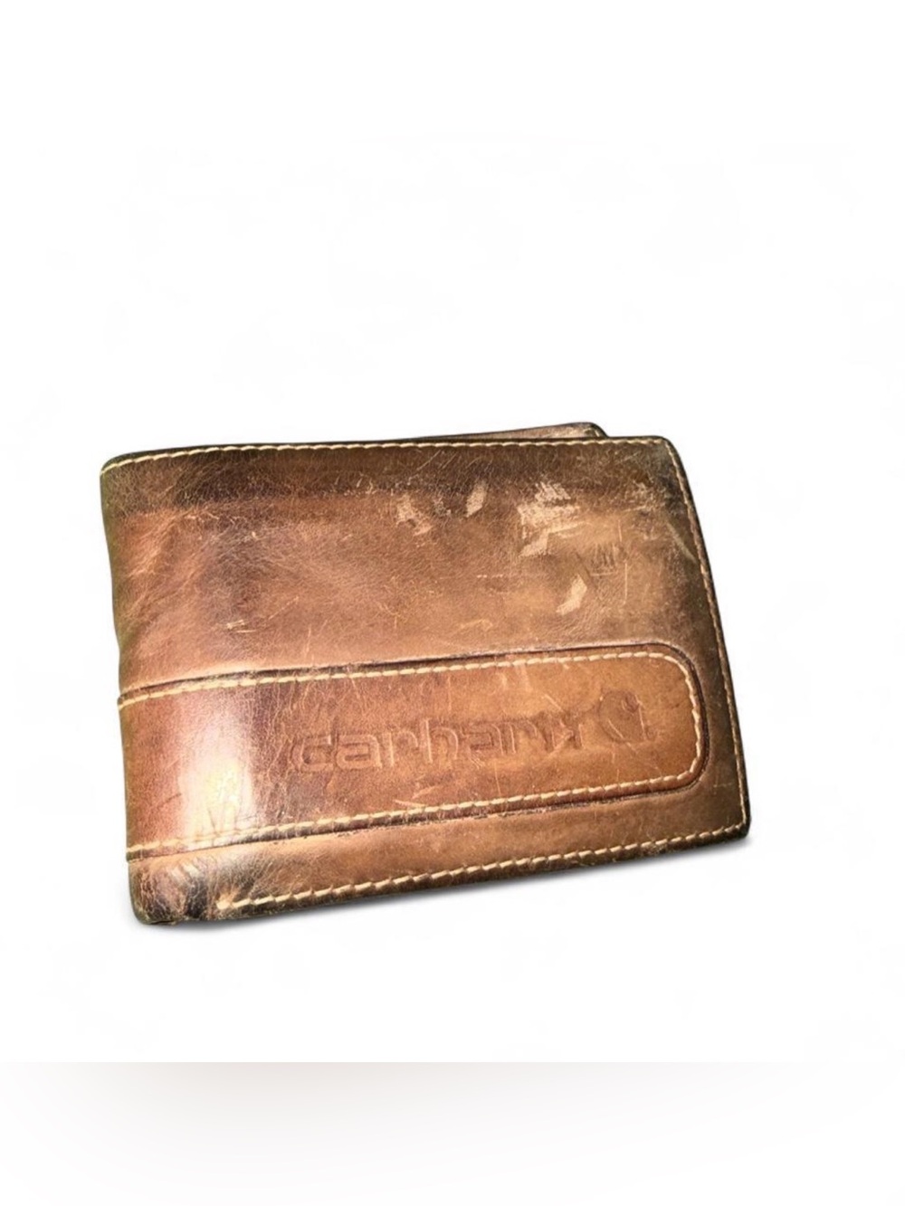 Carhartt Brown Leather Bi-Fold Wallet